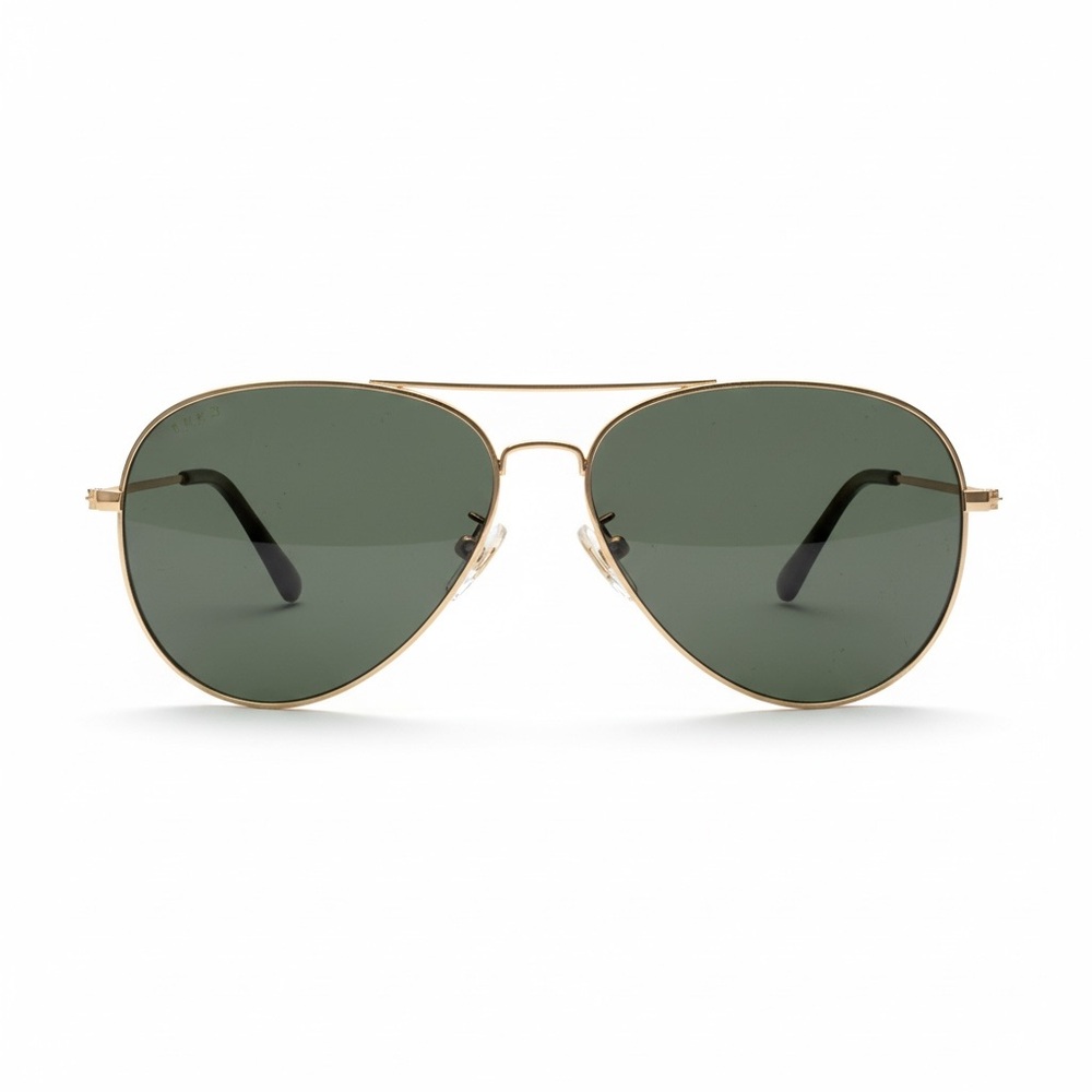 Elegant Gold Aviator Sunglasses